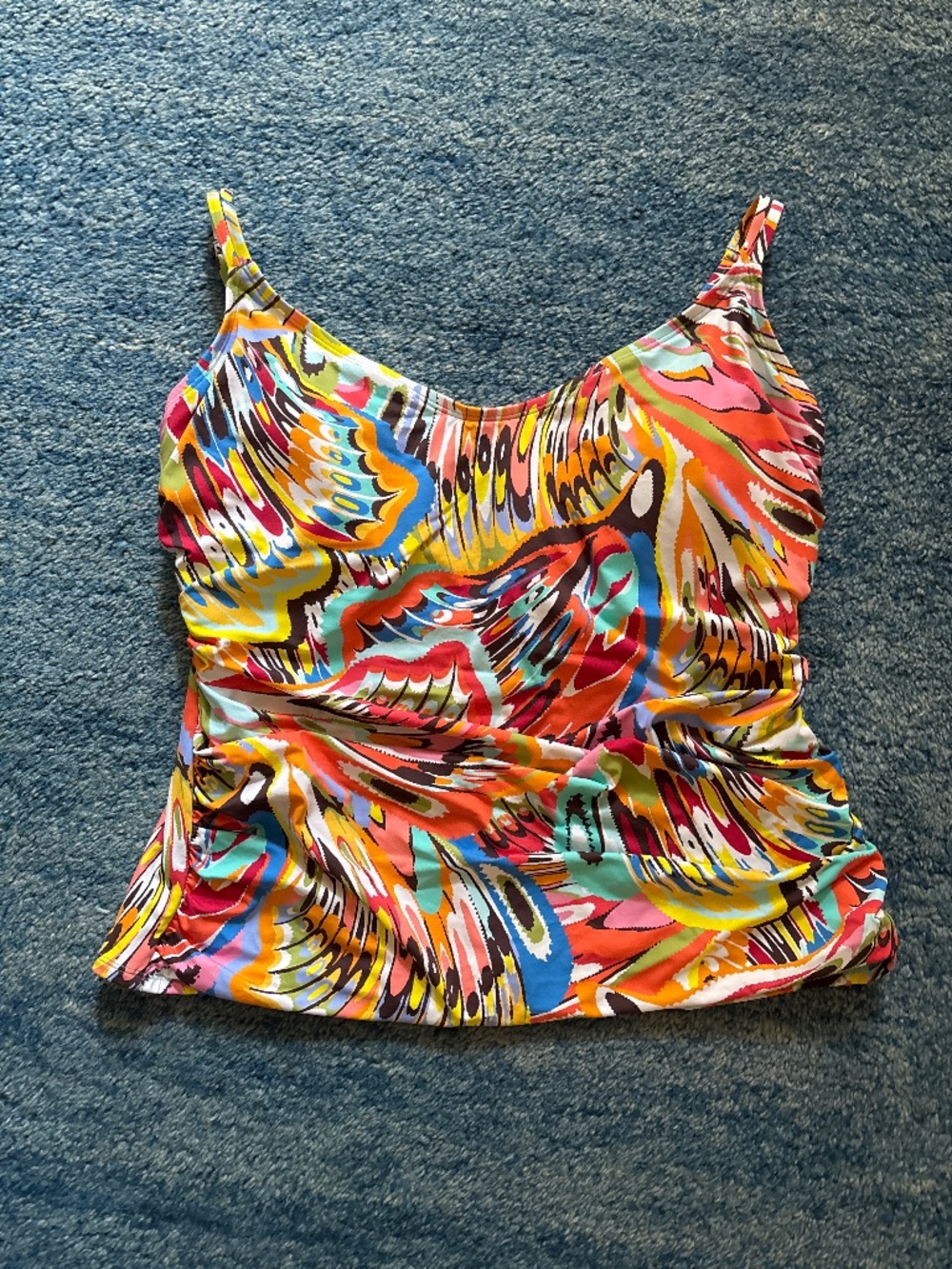 Women’s Tankini Top, 18W, NWT. Luscious summer colours!